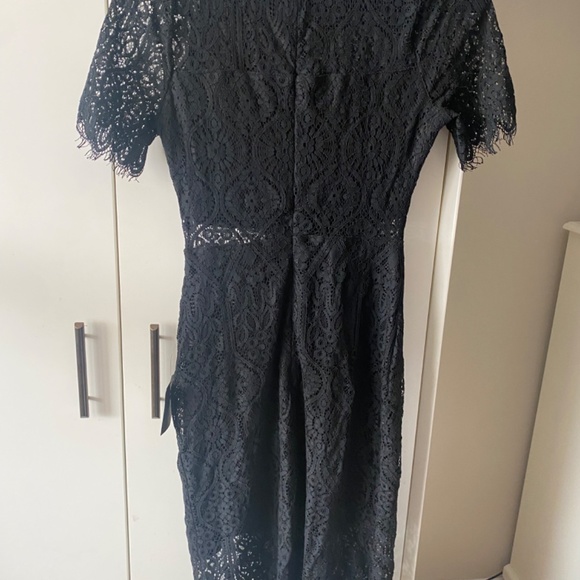 Remarkable Black Lace Dress - Picture 2 of 2